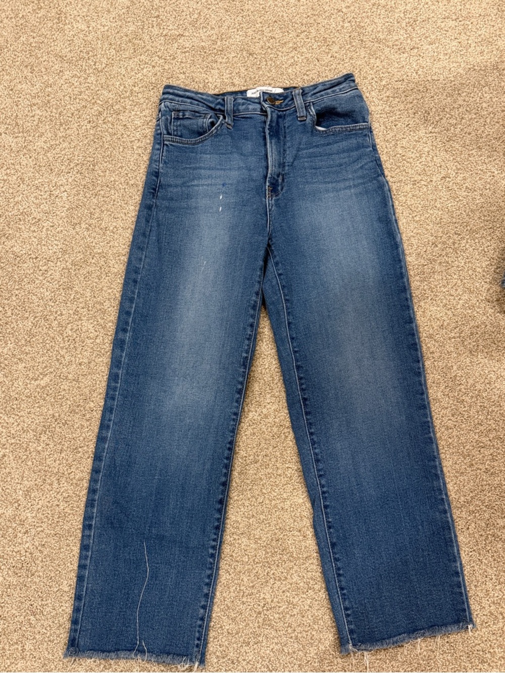 Just Black Women's Straight Leg Jeans - Blue Wash slight flaw on front